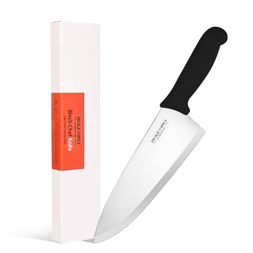 BOLEXINO 8 inch Japanese High Carbon Stainless Steel Chef...