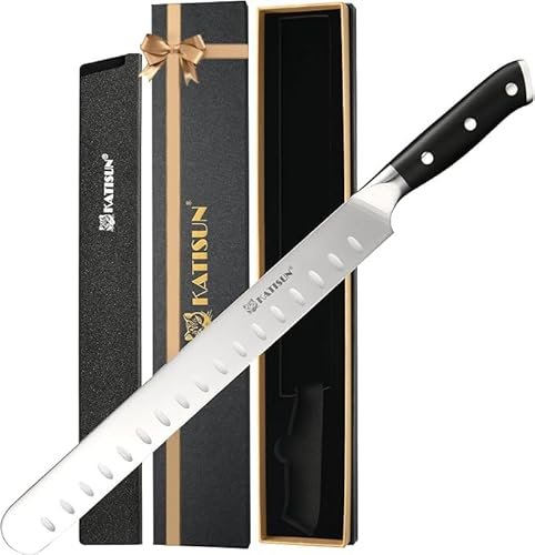 KATISUN Brisket Knife, 12 Inch Carving & Slicing Knife