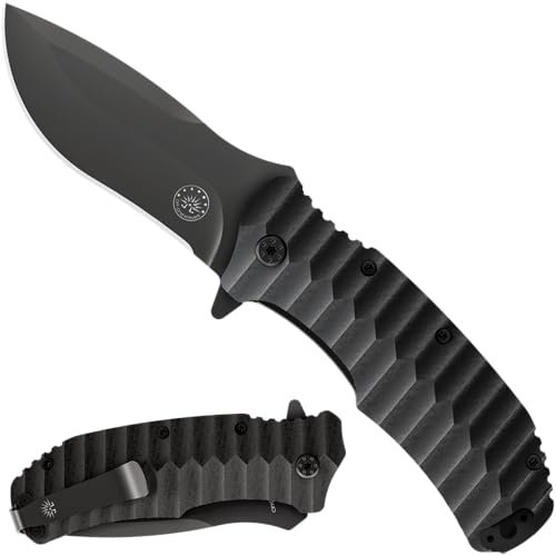 Off-Grid Knives - Rapid Fire Blackout - Large Folding Knife