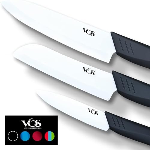 Vos Ceramic Knife Set in Elegant Gift Box