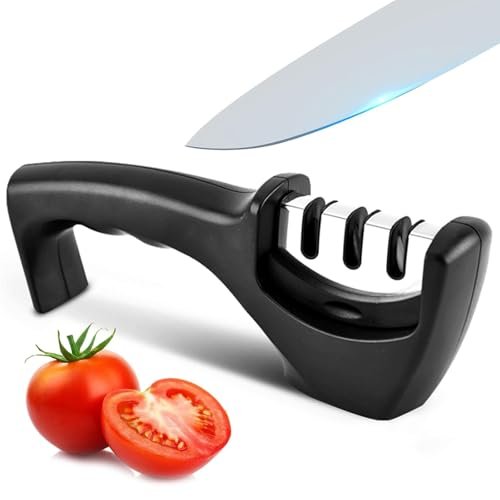 XYJNYO Elite Kitchen Knife Sharpener with 3 Stages