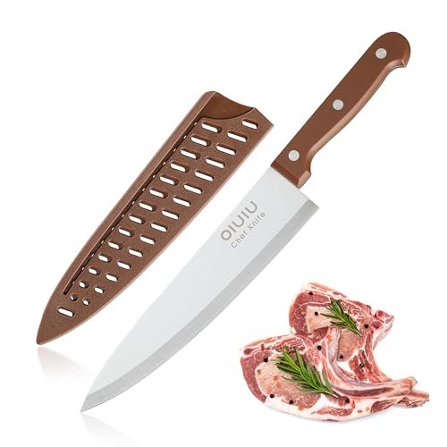 OLULU 8 inch Chef Knife, Razor Sharp German Stainless Steel
