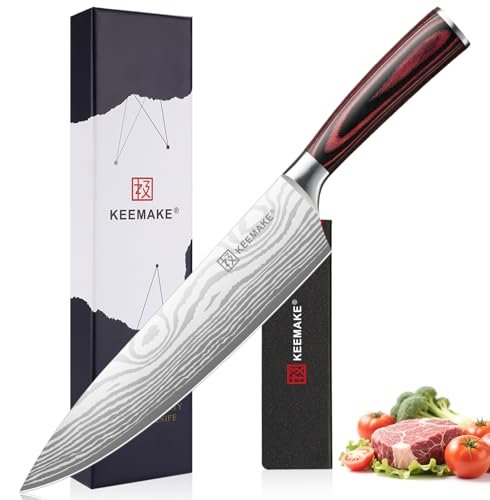 KEEMAKE Chef Knife 8 Inch - Ultra Sharp Stainless Steel