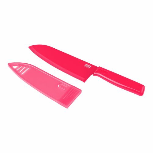 Kuhn Rikon COLORI Chef’s Knife with Safety Sheath, 6-inch...