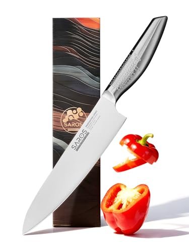 IGNITED CUTLERY 8 Inch Japanese Kitchen Knife German Steel...