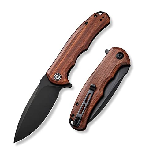CIVIVI Folding Pocket Knife- Praxis Flipper Liner Lock Wood...