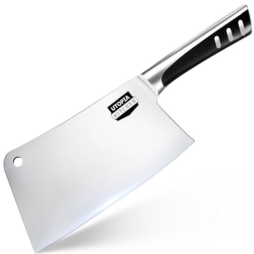 Utopia Kitchen 7 inch Cleaver Knife Stainless Steel
