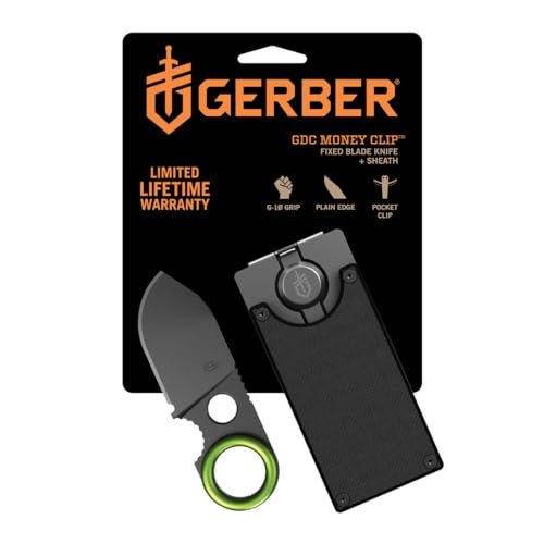 Gerber Gear GDC Money Clip with Small Pocket Knife