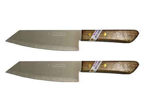 Set of 2 KIWI Brand deba Style Stainless Knives #171