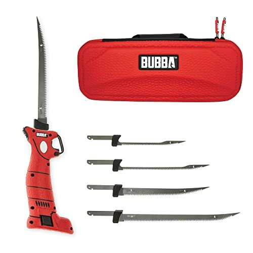 BUBBA Li-Ion Cordless Electric Fillet Knife with 4...