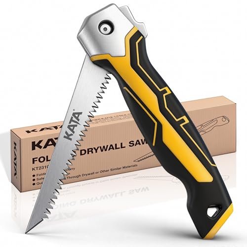 KATA Folding Drywall Jab Saw, Drywall knife with 7TPI blade