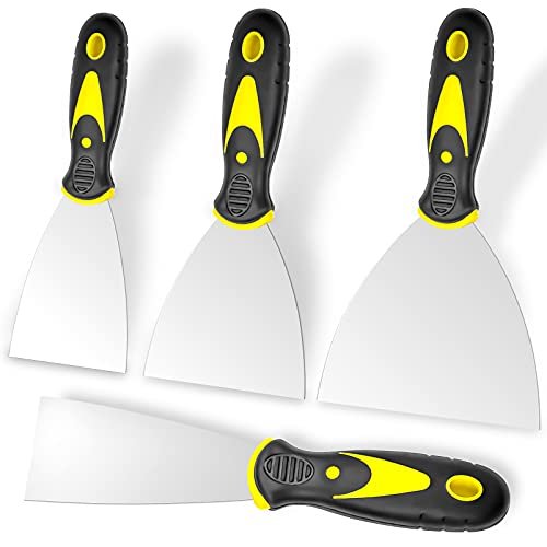 Putty Knife, 4Pcs Spackle Knife Set (2, 3, 4, 5in)