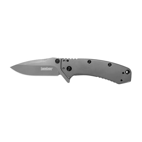 Kershaw Cryo Pocket Knife, Matte Gray Design, with Assisted...