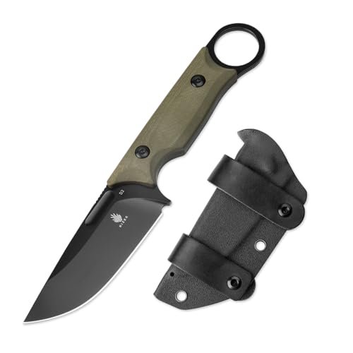 Kizer Cabox Fixed Blade Knife, 3.36