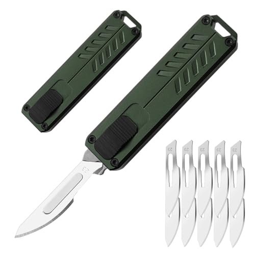 Caressolove Automatic Utility Knife, Safety Auto Box Cutter...