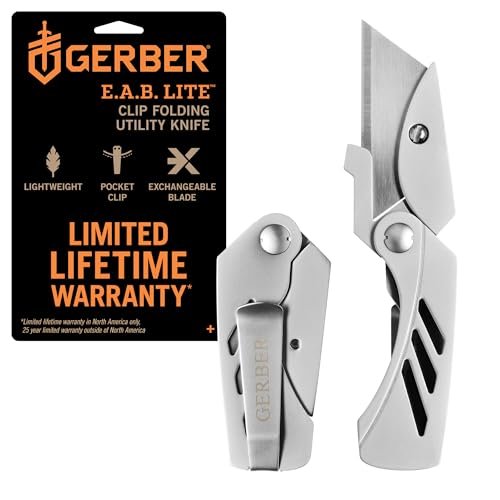 Gerber Gear EAB Lite Pocket Razor Knife with Money Clip