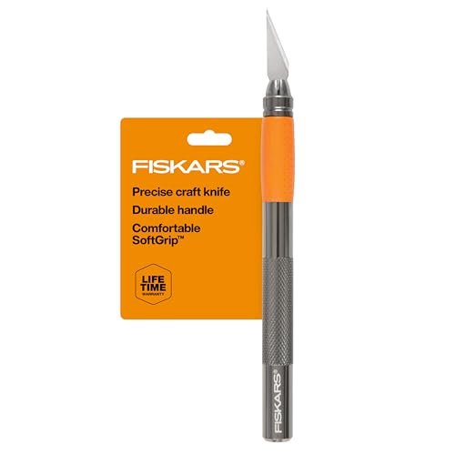 Fiskars Detail Craft Knife, Cool Gifts for Brother, 8-Inch
