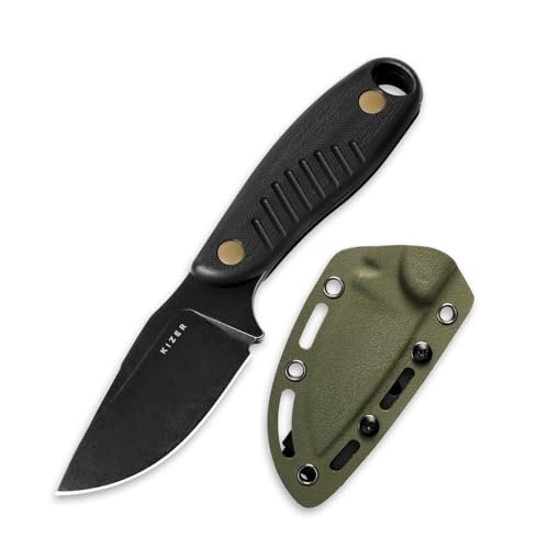 Kizer Hare Fixed Blade Knife with Sheath, D2 Steel EDC