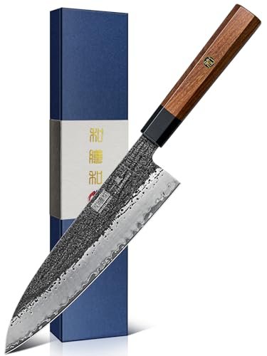 HOSHANHO 8 Inch Chef Knife, 9 Layers High Carbon Steel