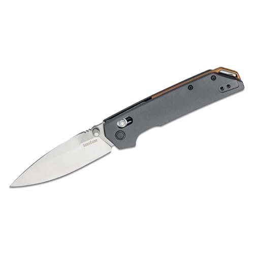 Kershaw Iridium Folding Pocket Knife, 3.4 inch D2 Steel...