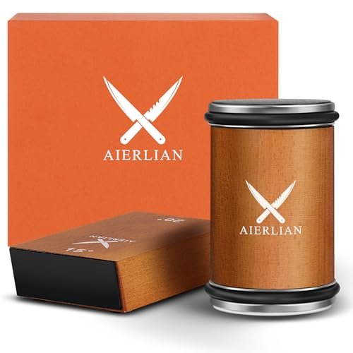 AIERLIAN Knife Sharpener Tool, Rolling Knife Sharpener...