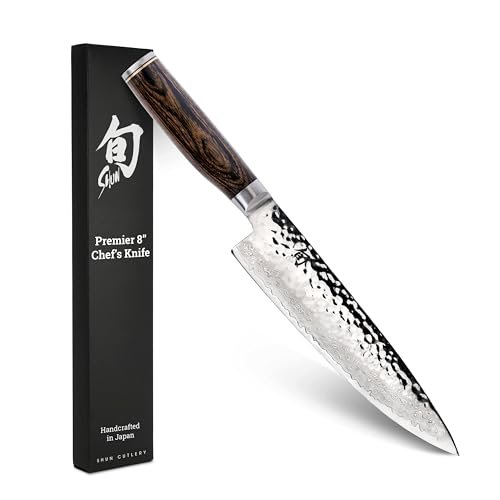 Shun Cutlery Premier Chef's Knife 8”, Thin, Light Kitchen...