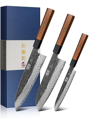 HOSHANHO 3 Pieces Knife Set, Professional Japanese High...