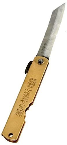 Higo no Kami 10 Pocket Knife by Nagao Seisakusho, Brass