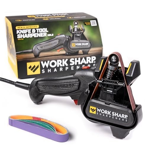 Work Sharp Knife and Tool Sharpener with extra replacement...