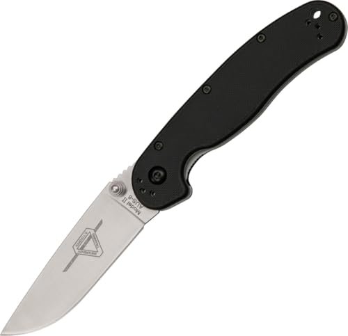 Ontario Knife Company Rat II, Satin AUS-8 Folding Pocket...