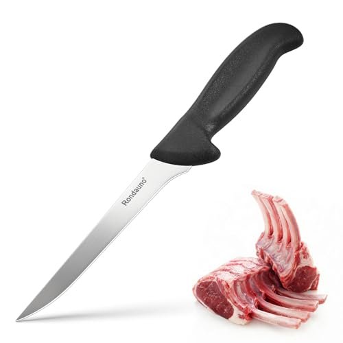 Rondauno Boning Knife, Deboning Knife 6 inch High Carbon...