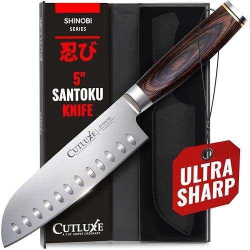 Santoku Knife – Ultra Sharp 5 Inch Japanese Shinobi Series