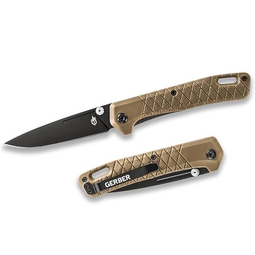 Gerber Gear Zilch Folding Pocket Knife, 3.1 Inch Plain Edge