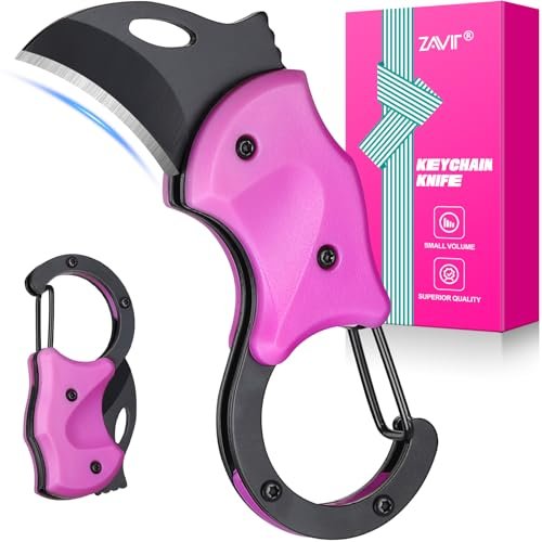 ZAVIT Womens Gifts for Christmas, Keychain with Box Cutter...
