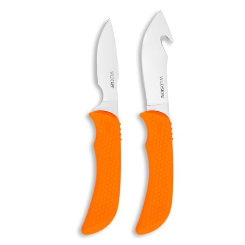 OUTDOOR EDGE WildPair, Fixed Blade Hunting Knife Field...