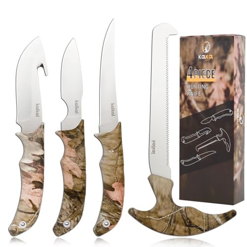 Kalkal Field Dressing Kit Hunting Knife Set, Portable Game...