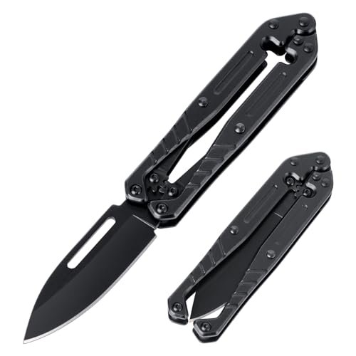 Tops Home Cool Pocket Knife for Men, Retractable Box Cutter