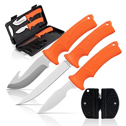 Maxam 5-Piece Fixed Blade Knife Set - Field Dressing Tools