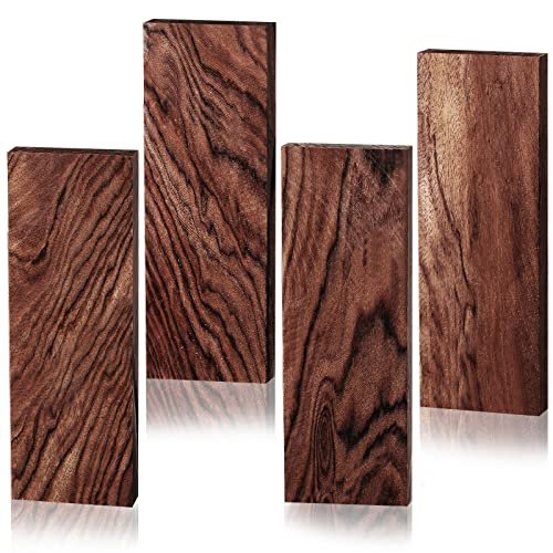 Riakrum 4 Pieces Ironwood Knife Handle Material for DIY...