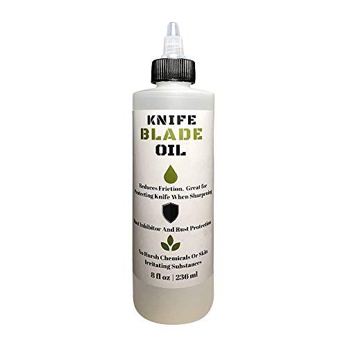 Premium Knife Blade Oil & Honing Oil, Food Safe 8oz