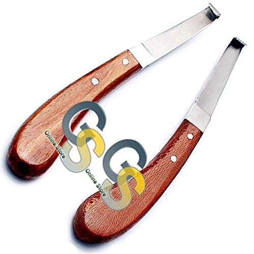 HOOF Knife Veterinary Left & Right Handed Stainless Steel...