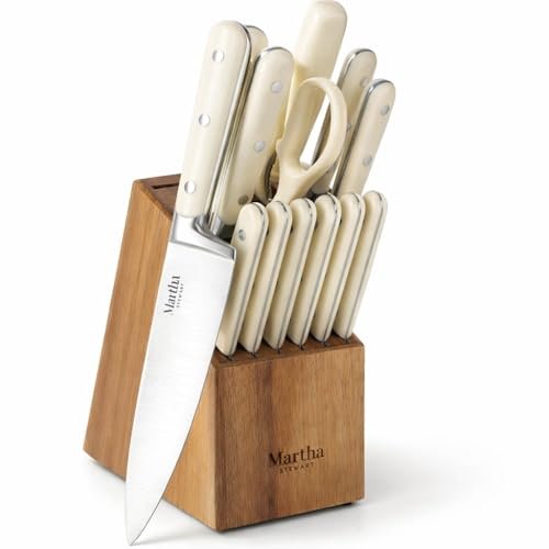 MARTHA STEWART Eastwalk 14 Piece High Carbon Stainless...