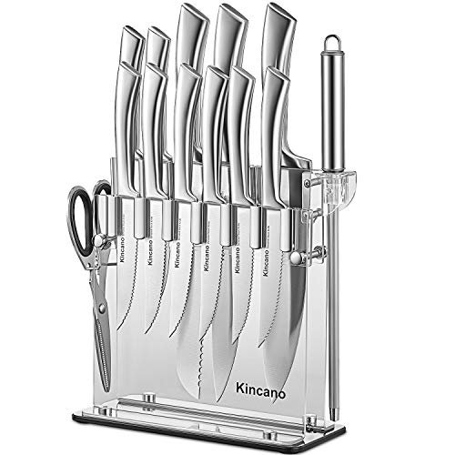 Knife Set, 14 PCS High Carbon Stainless Steel by kincano