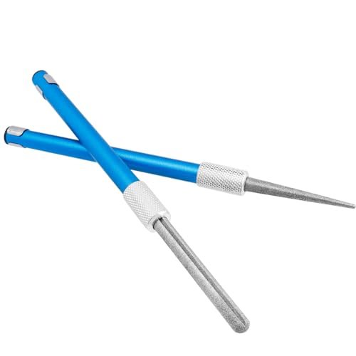 Wolfride 2Pcs Serrated Knife Sharpener, Retractable Diamond...