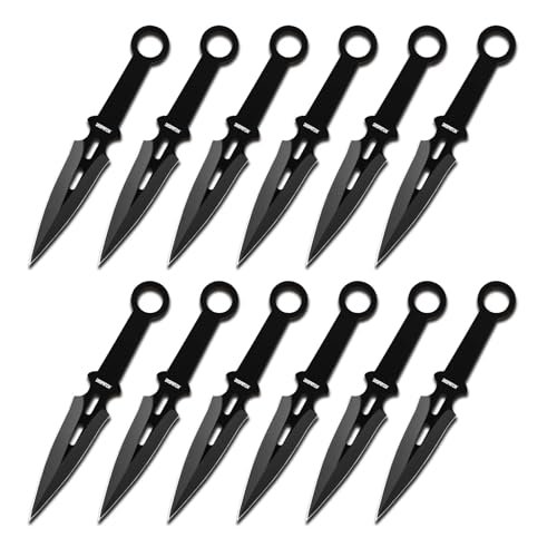 Dispatch Throwing Knives Set of 12, Professional Stainless...