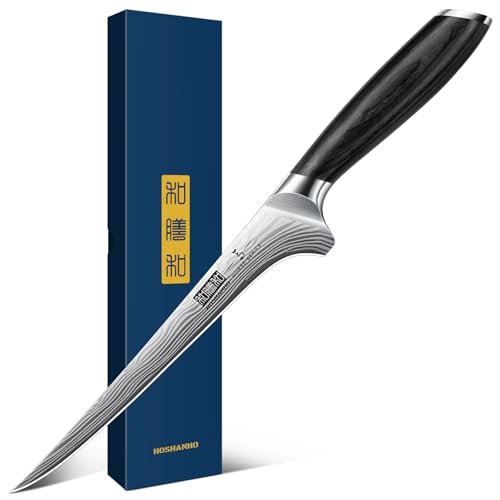 HOSHANHO Fillet Knife 7 Inch, Razor Sharp Japanese Boning...