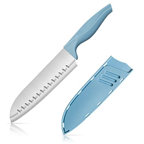 Dsmile 7 Inch Chef's Knive Sets Paring Knife with Guard