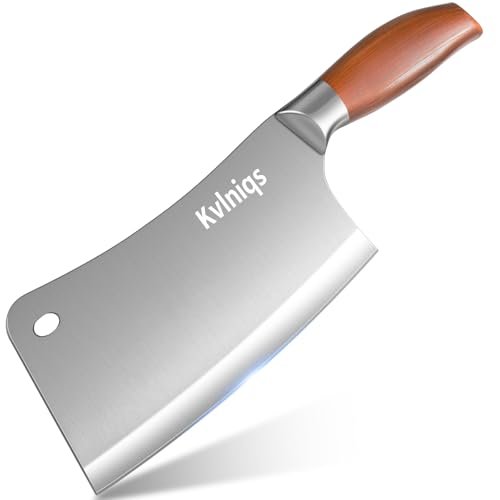 7-inch Butcher Knife Meat Cleaver, Heavy Duty Bone Chopper