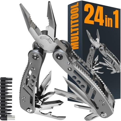 24-in-1 Multitool with Knife, Pliers & 11 Bits 2238