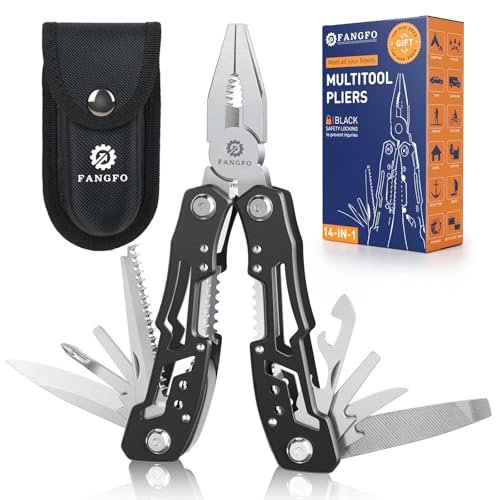 14-In-1 Multitool with Safety Locking, Professional...